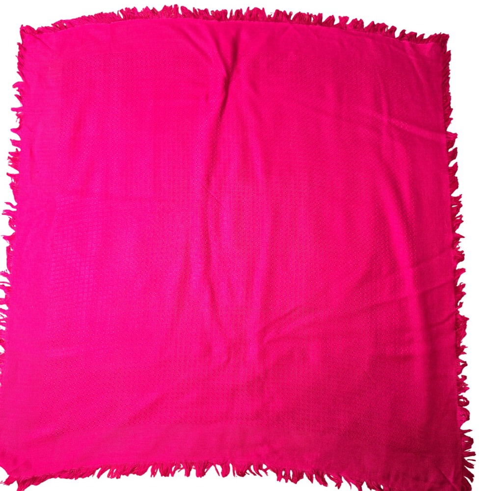Head Neck Scarf Belt Shawl Stole Bandana Beach Cover-up Hankie Tie 30"x30" VTG